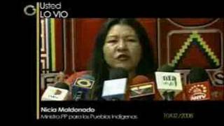 Insolita declaracion de quotMinistraquot Chavista [upl. by Georglana]