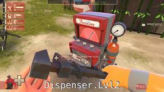 TF2  Engineer Building Animations Reference [upl. by Ulund]