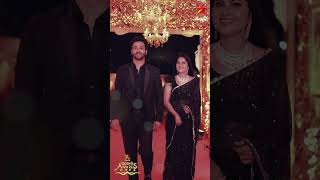 Aakarsh and Suhasini make a grand entry at the StarMaaParivaarAwards2024 SMPA2024 [upl. by Lory371]