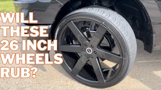 Will 26s rub on this 2019 Ram 1500 [upl. by Atirat]