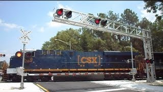 CSX Coal Train Through Baldwin Florida [upl. by Annayrb]