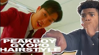 Peakboy  GYOPO HAIRSTYLE Music Video REACTION [upl. by Lletnohs]