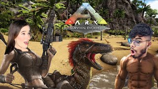 CAN I SURVIVE DINASOUR WITH casetooop 😱  ARK THE SURVIVAL EVOLVED  CASETOOP  TRENDING [upl. by Haonam]