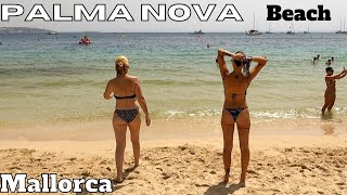 Mallorca PALMA NOVA Beach Full Tour MAJORCA Balearic Islands [upl. by Hagi704]