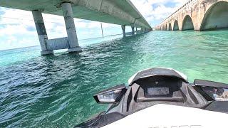 MIAMI TO KEY WEST ON SEADOO 120 MILES [upl. by Rebane]