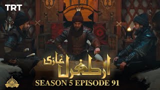 Ertugrul Ghazi Urdu  Episode 91  Season 5 [upl. by Lime924]