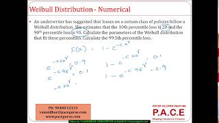 Weibull Distribution Estimation of Parameters [upl. by Akirea763]