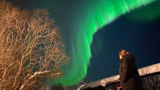 Notre maison sous les Aurores Boréales  Solstice dhiver en Laponie Suédoise  Ep 8 [upl. by Greff]