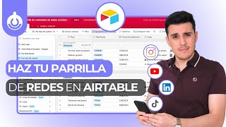 Planea tus redes sociales y haz una PARRILLA de CONTENIDO FÁCIL Y COMPLETA  Tutorial de Airtable [upl. by Elleb]