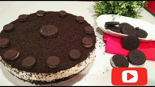 Tarta de Oreo y Chocolate con 3 Ingredientes sin Horno ni Gelatina  Postre Fácil y Rápido [upl. by Arorua]