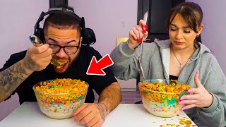 MindOfRez 10000 Calorie Cereal Diet with Girlfriend [upl. by Ataner]