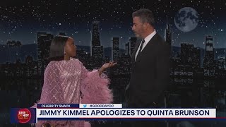 Celebrity Snack Jimmy Kimmel apologizes to Quinta Brunson  FOX 5 DC [upl. by Bengt]