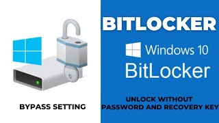 BitLocker  bitlocker unlock without password and recovery key  BitLocker without key open bypass [upl. by Sedruol]