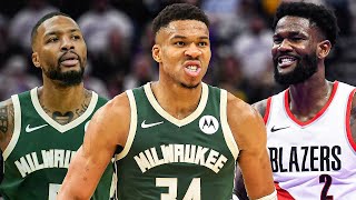 Milwaukee Bucks vs Portland Trail Blazers Full Game Highlights  November 26 2023  202324 Season [upl. by Inerney]