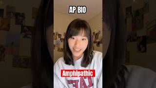 AP Bio Part 14 Amphipathic ⚛️🧪apbio apbiology biology biochemistry science [upl. by Aldridge524]