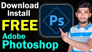 How to Download and install Adobe Photoshop in LaptopPC  adobe photoshop download for pc free [upl. by Elene]