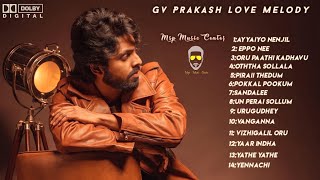 GV Prakash Top Hits Part 1  Tamil songs  GvPrakash Hits [upl. by Tertius595]