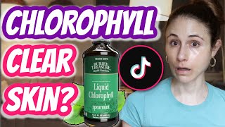 CHLOROPHYLL WATER FOR CLEAR SKIN Tiktok skin care FAIL Dr Dray [upl. by Yzzik]