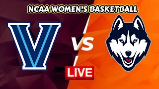 VILLANOVA VS UCONN  NCAA WOMENS BASKETBALL  LIVE SCOREBOARD [upl. by Norga]