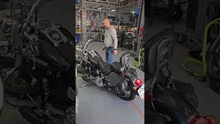 Звук мотора HarleyDavidson Softail 1984 exhaust мото [upl. by Elisee]