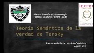 Teoría de la Verdad de Torsky [upl. by Ymor]