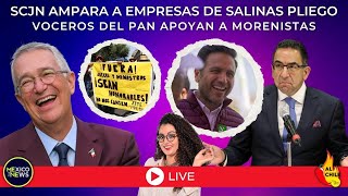 EnVivo  SCJN ampara a Salinas Pliego contra el SAT  Empleado de Cadereyta responde a Xóchitl [upl. by Pauletta20]