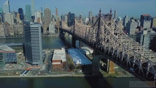 Above New York Queensboro Bridge [upl. by Aihsat232]