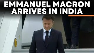 Emmanuel Macron India Visit LIVE  French President Arrives In India  Republic Day 2024 LIVE [upl. by Hadihsar]