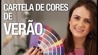 Cartelas de Verão como combinar as cores  Análise de Coloração [upl. by Towill512]