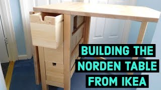 BUILDING THE NORDEN TABLE FROM IKEA [upl. by Aney]