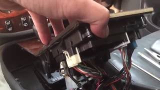 Mercedes Benz ML320 1999 Center Console Window Switch removal and install tips [upl. by Johan811]