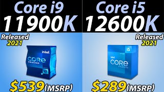 i911900K vs i512600K  How Much Performance Difference [upl. by Llenrev]