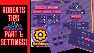 Robeats Tips Part 1  Settings [upl. by Evette525]