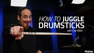 How To Juggle Your Drumsticks  Drum Lesson Drumeo [upl. by Natsirhc]