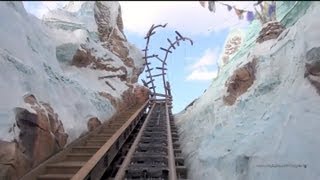 Expedition Everest Front Row POV with Night Vision Disneys Animal Kingdom Walt Disney World [upl. by Ddarb831]