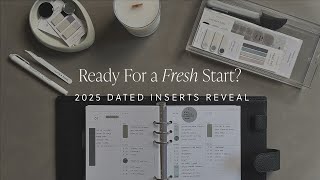 2025 Dated Inserts Planner Flip  Cloth amp Paper [upl. by Siver]