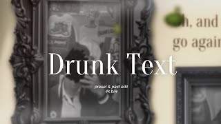 Preset typograph Alight motion  Drunk text Henry Moodie  4k biw [upl. by Faden]