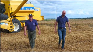 Reportage avec Olivier Brossier agriculteur inscrit sur le site Moissonneusefr [upl. by Nirehtac]