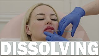 Lip filler dissolving  FULL lip filler dissolving consult amp procedure  Cosmetic Injector Sydney [upl. by Dlopoel50]