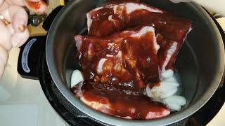 Easy BBQ Pork Spareribs in Power Pressure Cooker XL [upl. by Ferwerda]