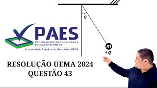 RESOLUÇÃO UEMA 2024 QUESTÃO 43 [upl. by Jarret]