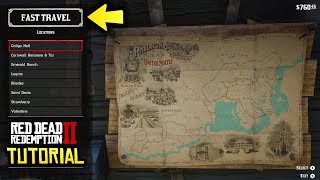 Red Dead Redemption 2  How to FAST TRAVEL [upl. by Anelle676]