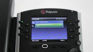 Polycom VVX 400  Transfer to Voicemail [upl. by Eldwun]