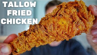 Tallow Fried Chicken  Extra Crispy Fried Chicken Cooked In Beef Tallow [upl. by Minna]