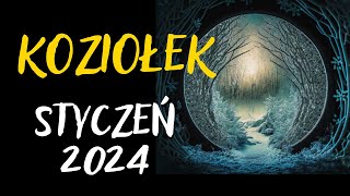 KOZIOROŻEC ♑STYCZEŃ 2024♑ prognoza Tarota 🍀MOŻESZ TERAZ ZE SPOKOJNĄ GŁOWĄ MYŚLEĆ O PRZYSZŁOŚCI🍀 [upl. by Blankenship37]