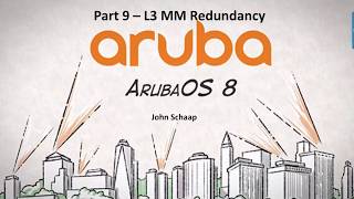 ArubaOS 82 Series Part 9  L3 Backup Mobility Master [upl. by Lentha]