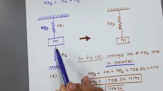 Numerical on springs in series and springs in parallel Part II [upl. by Lalib734]