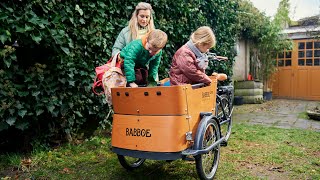 Bakfiets kindertransport van Babboe ideaal voor ouders [upl. by Christenson]