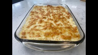 Bacalhau com Natas  Portuguese Baked Codfish with Cream [upl. by Anippesuig]