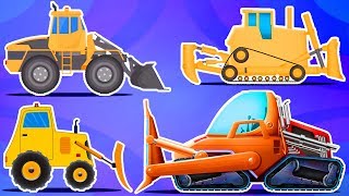 Bulldozer  Vehicle Formation And Uses  Cartoons by Kids Channel [upl. by Rives275]